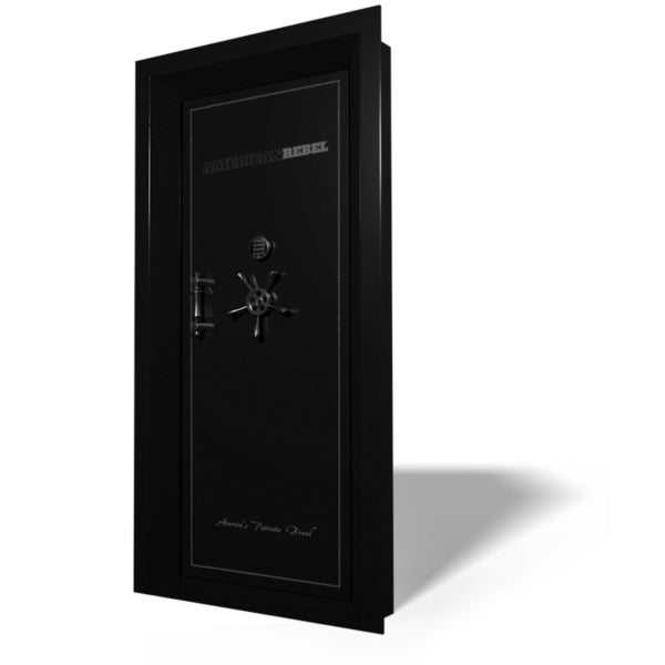 American Rebel AR-VI Black Smoke In-Swing Vault Door with Digital Lock (84" H x 42" W)