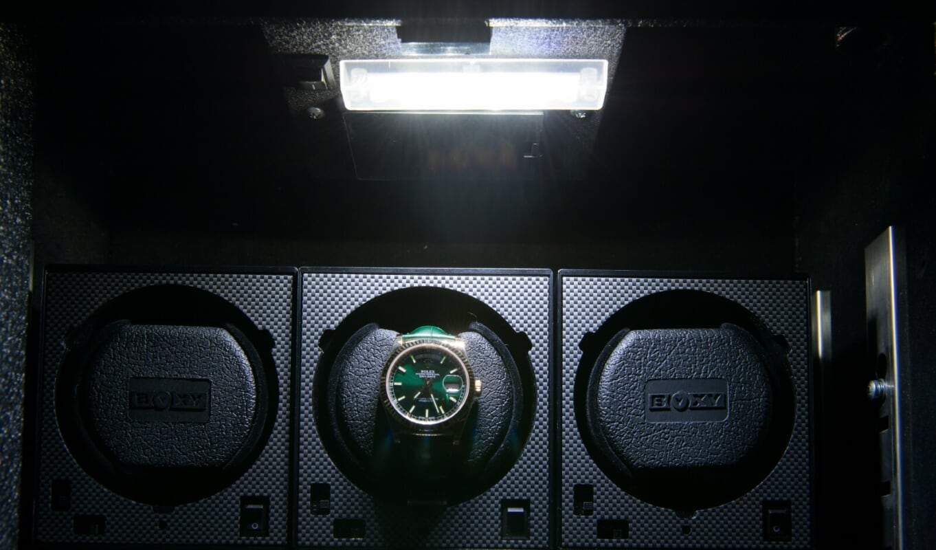 BlumSafe 301504 Luxury Watch Winder Wall Safe Safe and Vault