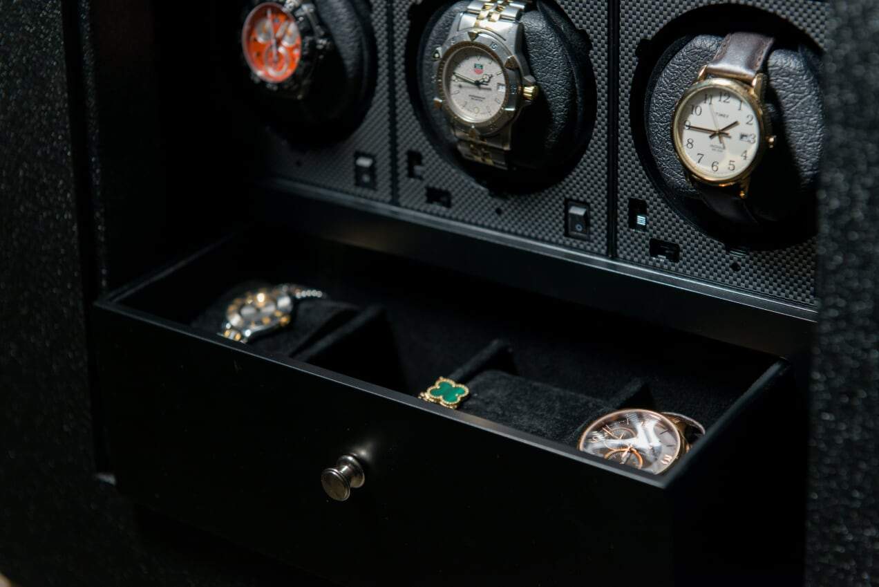 BlumSafe 301504-US Luxury Watch Winder Wall Safe USA Built Gen 2.0 ...